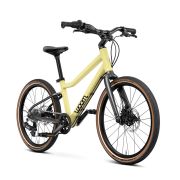 Bicicleta copii Woom 4 Explore cu roti 20" galben Mellow Yellow