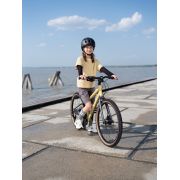Bicicleta copii Woom 5 Explore cu roti 24" galben Mellow Yellow