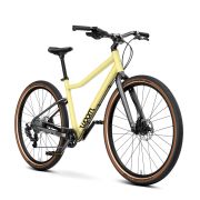 Bicicleta copii Woom 6 Explore cu roti 26" galben Mellow Yellow