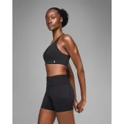 Bustieră sport On Endurance Bra - negru | suport ridicat