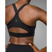 Bustieră sport On Endurance Bra - negru | suport ridicat
