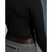 Bluză sport On Studio Long-T Crop - negru | mânecă lungă