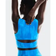 Bustieră sport On Studio Open Back Crop - albastru | spate deschis
