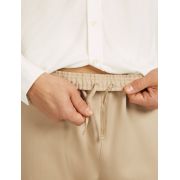 Pantaloni Icebreaker Twill Adjustable - bej Safari | Merino & bumbac