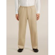 Pantaloni Icebreaker Twill Adjustable - bej Safari | Merino & bumbac