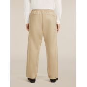 Pantaloni Icebreaker Twill Adjustable - bej Safari | Merino & bumbac