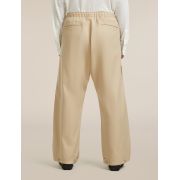 Pantaloni Icebreaker Twill Adjustable - bej Safari | Merino & bumbac