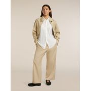 Pantaloni Icebreaker Twill Adjustable - bej Safari | Merino & bumbac