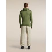 Hanorac Merino Icebreaker 260 Quantum Zip Hood - verde Sphagnum