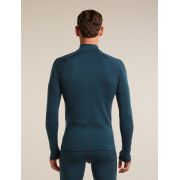 Bluza Merino Icebreaker 300 MerinoFine Polar Half Zip - albastru Abyss