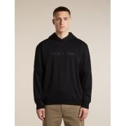 Hanorac Icebreaker 360 RealFleece Elemental - negru Black | Merino