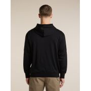 Hanorac Icebreaker 360 RealFleece Elemental - negru Black | Merino