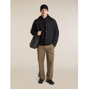 Hanorac Icebreaker 360 RealFleece Elemental - negru Black | Merino