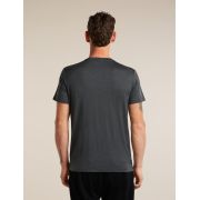 Tricou Merino Icebreaker 150 Tech Lite Bear Tour - negru Obsidian