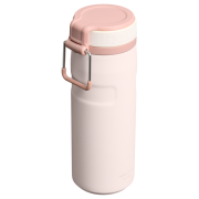 Termos Stanley IceFlow Twist Flip 0.47L - roz Rose Quartz | vacuum, mărime 0.47 L