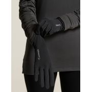 Mănuşi alergare Craft Essence - negre | compatibile touchscreen
