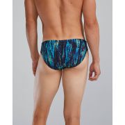 Slip înot bărbați TYR Durafast Elite - albastru curcubeu/negru | rezistent clor