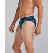 Slip înot bărbați TYR Durafast Elite - albastru curcubeu/negru | rezistent clor