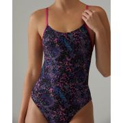 Costum înot întreg femei TYR Durafast Elite - roz Petunia | rezistent clor