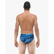 Slip înot bărbați TYR Seismo - roșu/alb/albastru | rezistent clor