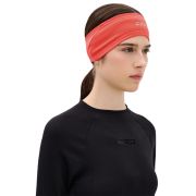 Bentiță alergare termală CEP Core Run Thermal Headband 2.0 - coral neon | protejează urechile
