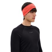 Bentiță alergare termală CEP Core Run Thermal Headband 2.0 - coral neon | protejează urechile