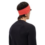 Bentiță alergare termală CEP Core Run Thermal Headband 2.0 - coral neon | protejează urechile