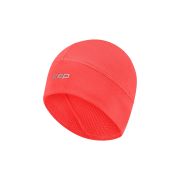 Căciulă alergare termală CEP Core Run Thermal Beanie 2.0 - coral neon | protecție vânt