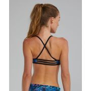 Costum înot bikini femei TYR Durafast Elite Trinityfit Top Marmaris - albastru/roz | rezistent clor