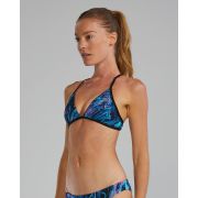Costum înot bikini femei TYR Durafast Elite - albastru/roz | rezistent clor
