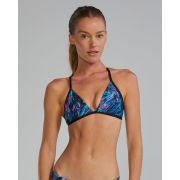 Costum înot bikini femei TYR Durafast Elite - albastru/roz | rezistent clor