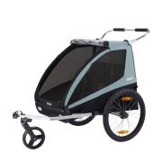 Remorcă Thule Coaster Xt albastru set bicicletă+roată plimbare Pfas Free