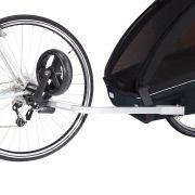Remorcă Thule Coaster Xt negru set bicicletă+roată cărucior Pfas Free