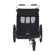 Remorcă Thule Coaster Xt negru set bicicletă+roată cărucior Pfas Free