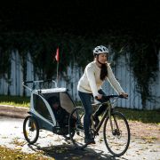 Remorcă Thule Coaster Xt negru set bicicletă+roată cărucior Pfas Free
