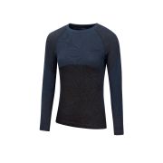 Bluză schi merinos femei CEP Ski Merino Base Layer 2.0 - negru | mânecă lungă
