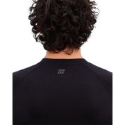 Bluză termică merinos CEP Core Run Merino Base Layer bărbați - negru | mânecă lungă