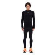 Bluză termică merinos CEP Core Run Merino Base Layer bărbați - negru | mânecă lungă