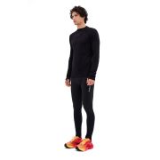 Bluză termică merinos CEP Core Run Merino Base Layer bărbați - negru | mânecă lungă