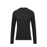 Bluză termică merinos femei CEP Core Run Merino Base Layer - negru | mânecă lungă