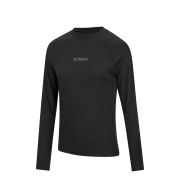Bluză termică merinos femei CEP Core Run Merino Base Layer - negru | mânecă lungă