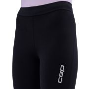 Colanți alergare termici femei CEP Core Run Thermal Tights - negru | compresie ușoară