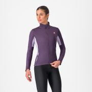 Geacă ciclism femei Castelli Entrata 2 W Jacket - night shade/purple mist | Polartec® AirCore™