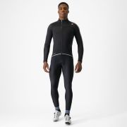 Jacheta de ploaie Castelli Ultra Rain Cape, pentru barbati, negru/argintiu reflex