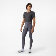 Pantaloni lungi cu bretele Castelli Espresso 2 Bibtight - gri fumuriu | Thermoflex