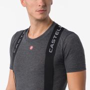 Pantaloni lungi cu bretele Castelli Thermowoven Bibtight - negru | cu lână