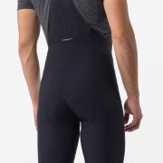 Pantaloni lungi cu bretele Castelli Thermowoven Bibtight - negru | cu lână