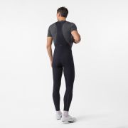 Pantaloni lungi cu bretele Castelli Thermowoven Bibtight - negru | cu lână