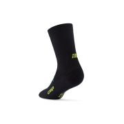 Șosete compresie alergare CEP Pro Run Ultralight Mid Cut - negru | ultraușoare