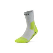 Șosete compresie hiking CEP Hiking Light Cushion Mid Cut W - gri/lime acid